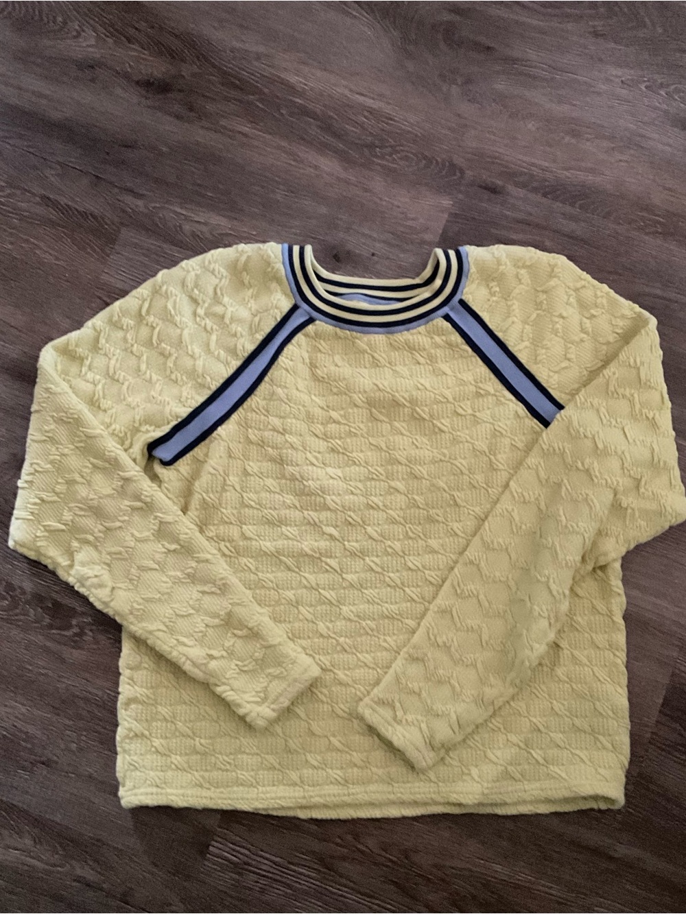 Nic+Zoe Yellow Long Sleeve Top XS/S